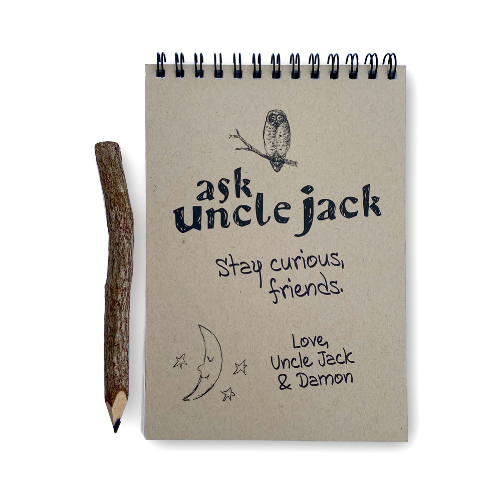 The Ask Uncle Jack Sketch Pad & Pencil