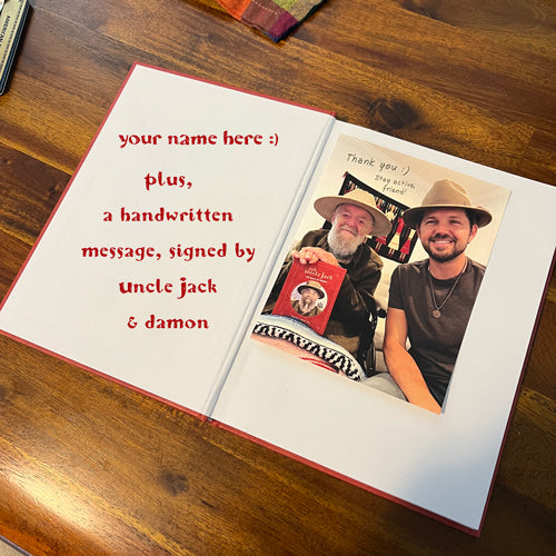The Ask Uncle Jack "Personalized" Signed Book