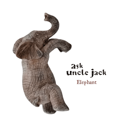 The Ask Uncle Jack Limited Edition "Signed" Elephant