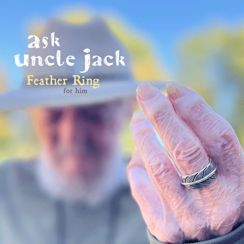 The Ask Uncle Jack Feather Ring