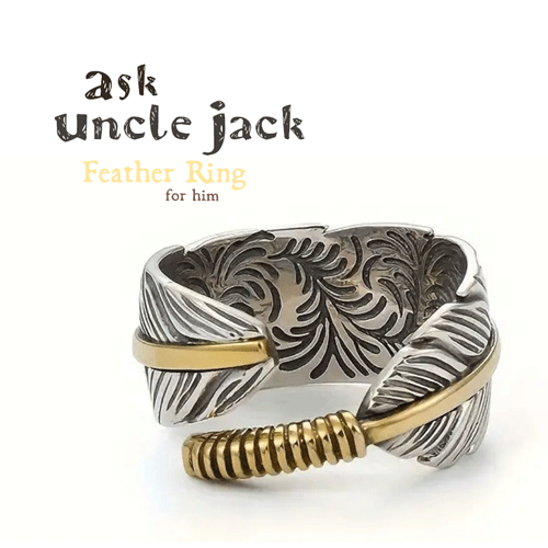 The Ask Uncle Jack Feather Ring